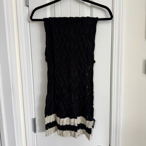 William Rast Black and Silver Scarf - NWT